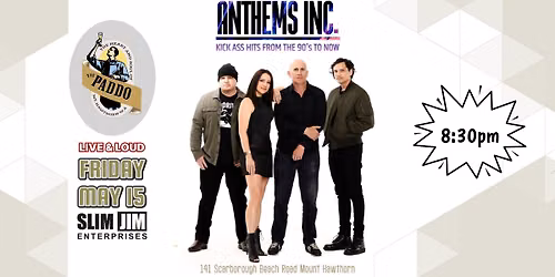 Anthems Inc. \/\/ Live at the Paddo