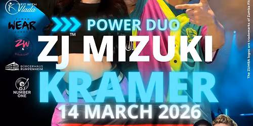 Europatour 2026 Zumba Masterclass mit Kramer & ZJ Mizuki