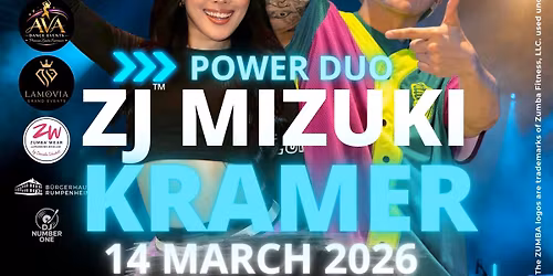 Europatour 2026 Zumba Masterclass mit Kramer & ZJ Mizuki