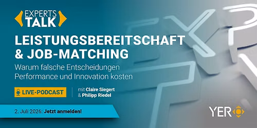 Leistungsbereitschaft & Job-Matching | Experts Talk
