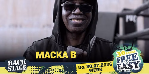 MACKA B + ZOE MAZAH | FREE & EASY FESTIVAL 2026