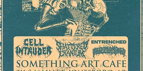 VOICES IN VAIN, DROSERA, CELL INTRUDER, SHATTERED CRANIUM W\/ ENTRENCHED & MUZZLEFLASH