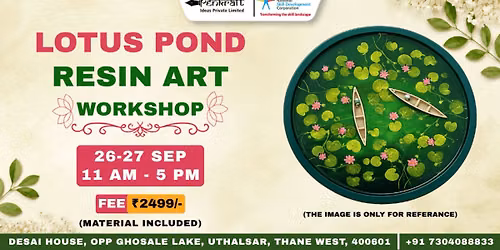 Lotus Pond - Resin Art Workshop