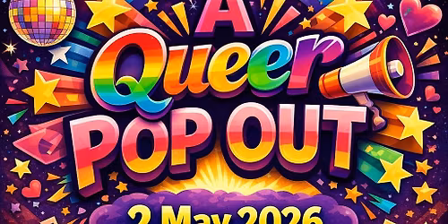 "Queer pop out" Fundraiser 