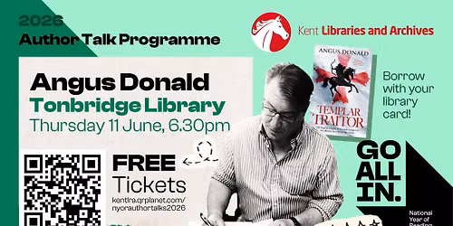 FREE Author Talk with Historical Fiction Writer Angus Donald
