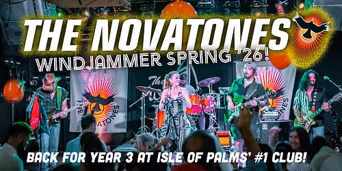 THE NOVATONES INSIDE LIVE! Yacht Rock NUTRL Stage at THE WINDJAMMER in Isle of Palms