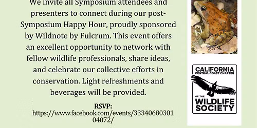 Happy Hour after Annual Wildlife Symposium 2026