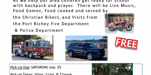 Annual Backpack Giveaway - 2026