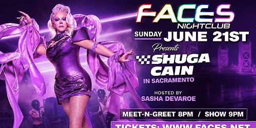 RPDR All Stars Shuga Cain in Sacramento