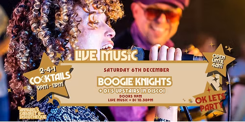 Live Music: BOOGIE KNIGHTS \/\/ Annabel\u2019s Cabaret & Discotheque