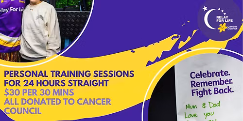 24 Hour Cancer Council PT Marathon