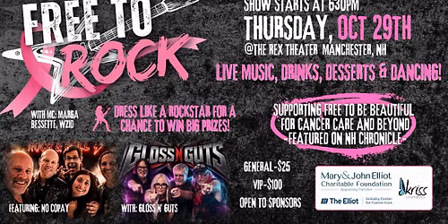 Free to Rock - A Benefit Concert for Cancer Patients & Survivors