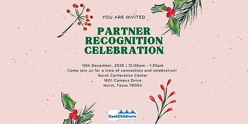 Cook Children's Center for Community Health Partner Recognition Event