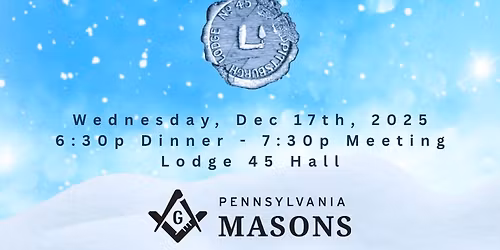 December Stated Meeting