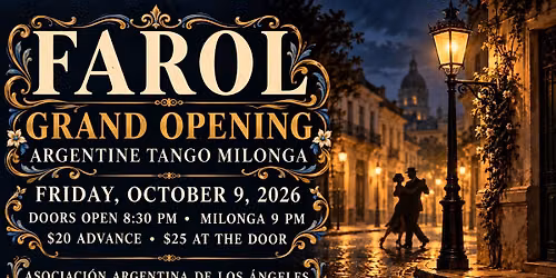 Milonga Farol - Grand Opening 