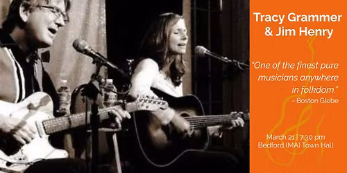 Tracy Grammer & Jim Henry Live at Bedford Town Hall