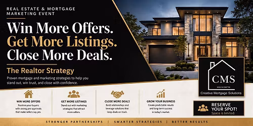 Win More Offers. Get More Listings. Close More Deals. The Realtor Strategy