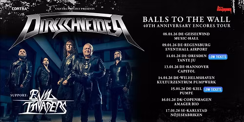 Dirkschneider - Balls To The Wall 40th Anniversary - Encores Tour | Kiel