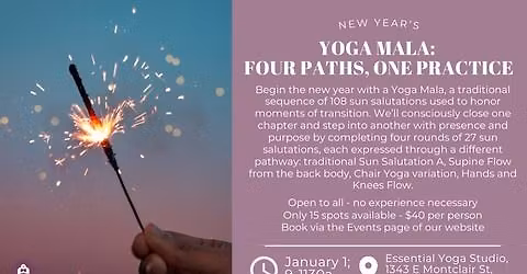 New Year's Yoga Mala: Four Paths, One Practice