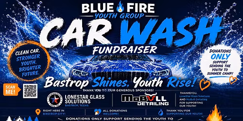 Blue Fire Youth Group Car Wash Fundraiser