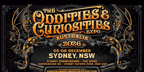 Sydney Oddities & Curiosities Expo 2026