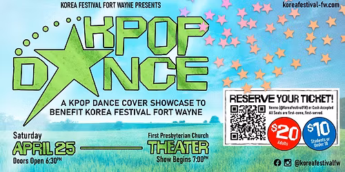 KPop Dance: Dance Showcase Fundraiser for Korea Festival Fort Wayne