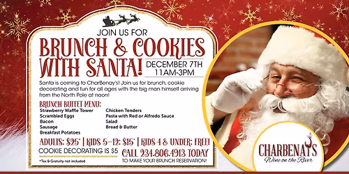 Brunch & Cookies with Santa!