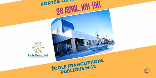 Portes ouvertes \u2013 \u00c9cole Beausoleil 
