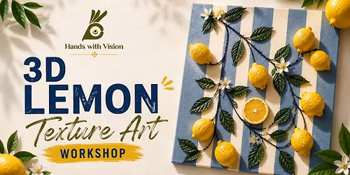 3D Lemon Texture Art