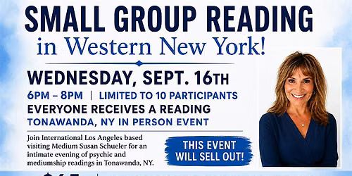 Small Group Reading with Medium Susan Schueler in Tonawanda, NY