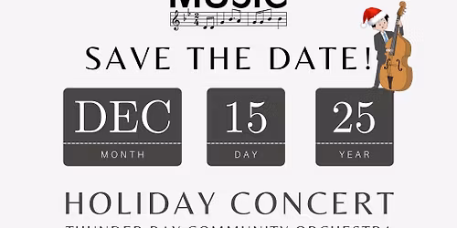 Holiday Concert with the Thunder Bay Community Orchestra