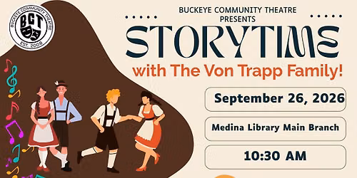 The Von Trapp Family Storytime at the Medina Library