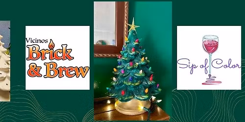 Vintage Christmas Tree Paint & Sip Workshop