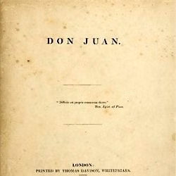 Slow Reading: Byron's Don Juan for Banned Book Week
