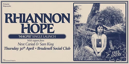 Rhiannon Hope, Live at The Brudenell - FREE ENTRY! 
