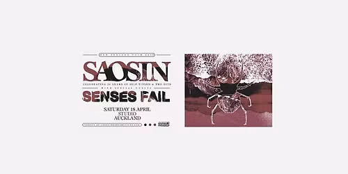 Saosin | AKL | Celebrating 20 Years & The Hits | with Senses Fail | Studio The Venue