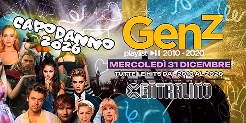 CAPODANNO 2026 GENERAZIONE Z, il 2010s PARTY al CENTRALINO - La prima Festa 2010 d'Italia!