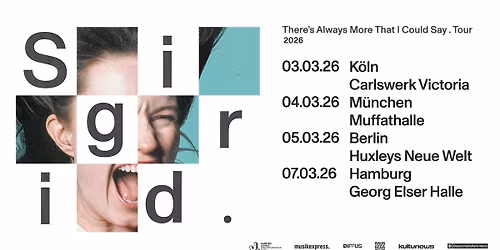 Sigrid | There's Always More That I Could Say. Tour 2026 | Berlin