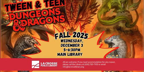 Tween\/Teen Dungeons and Dragons