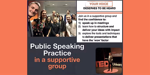 Public Speaking Practice in a supportive group
