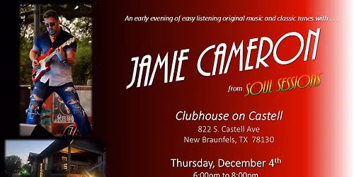 Jamie Cameron from SOUL SESSIONS