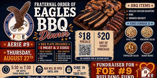 Fraternal Order of Eagles BBQ Night