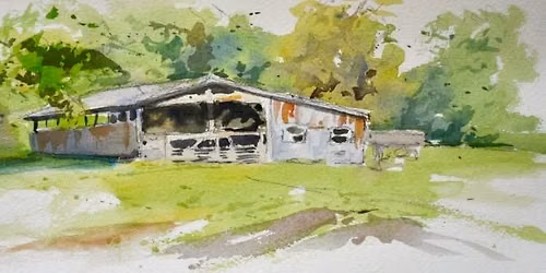 Workshop: Plein Air Watercolor Saturday, June 13, 10AM-12PM