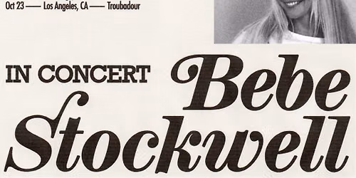 Bebe Stockwell at Club Dada