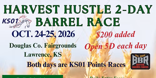 KS01 Harvest Hustle Barrel Race