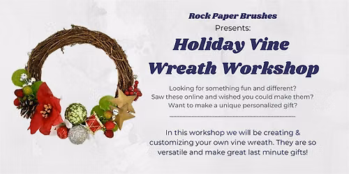 Holiday Vine Wreath