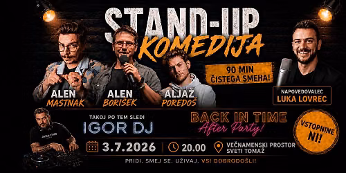 Stand-up & Afterparty Sv. Toma\u017e - VSTOPNINE NI!