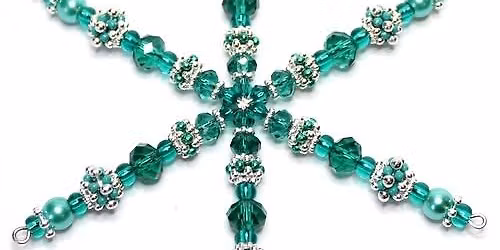 \u2744\ufe0f\u2728 Christmas Beaded Snowflake Workshop \u2728\u2744\ufe0f