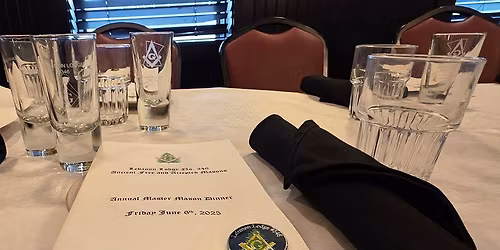 2ND ANNUAL LEBANON LODGE MASTER MASON'S DINNER