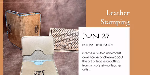 Leather Stamping Workshop